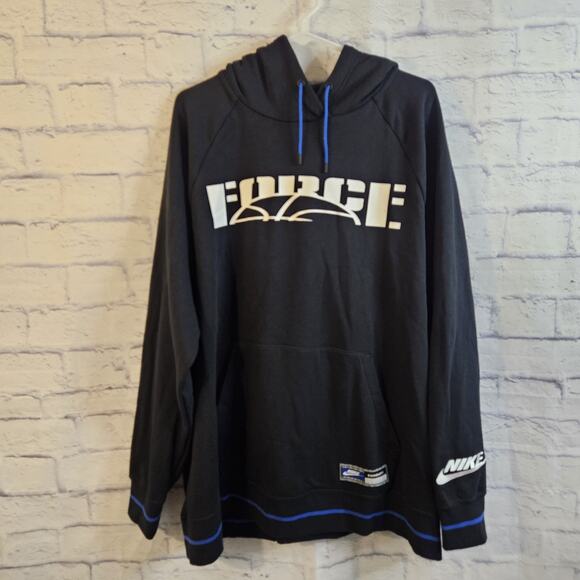 Nike Tops - Women’s Nike Air Force Equality Sz 3X Hoodie Black DH1102-010 Basketball